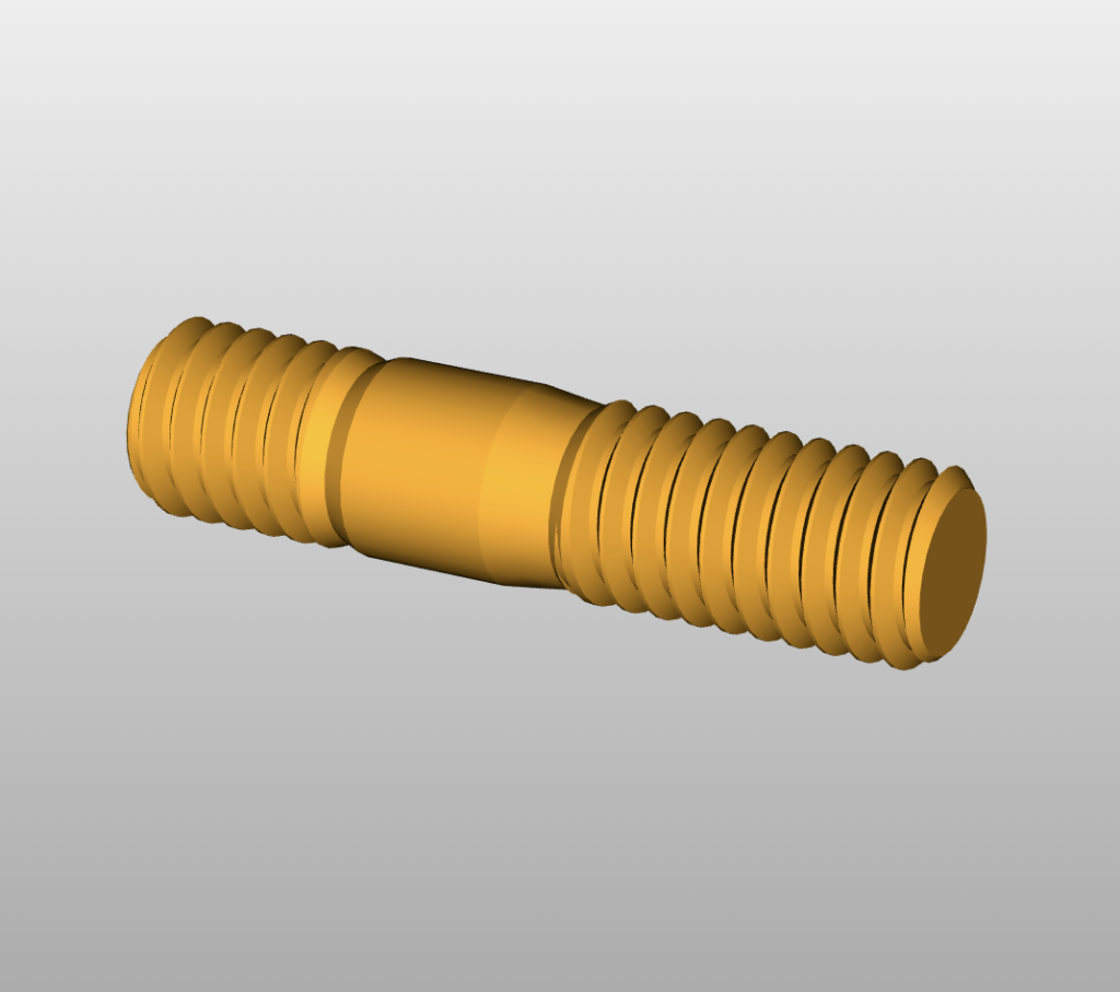 DIN 939 Thick Rod Double Bolt b1=1.25d