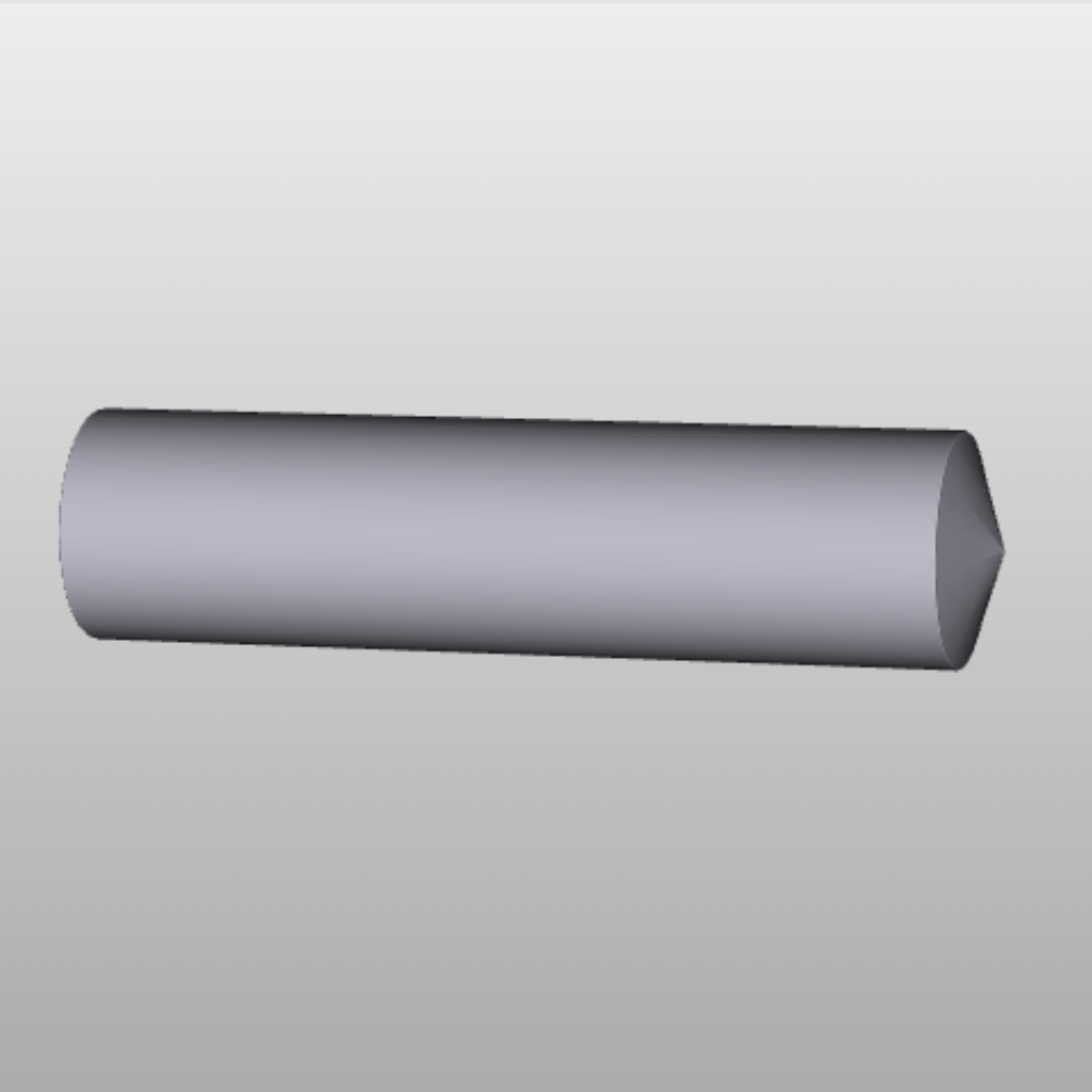 Unthreaded stud