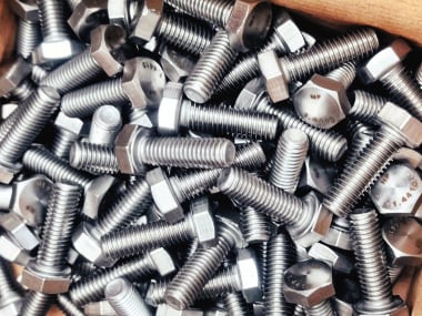 Hex bolt head marking