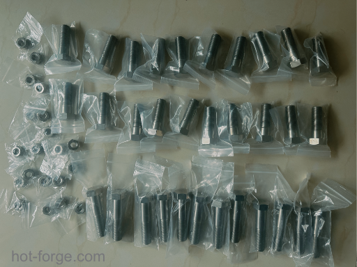 Alloy C276 Bolts and Nuts individually packaged
