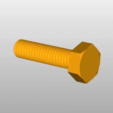 Fully threaded hex head bolts