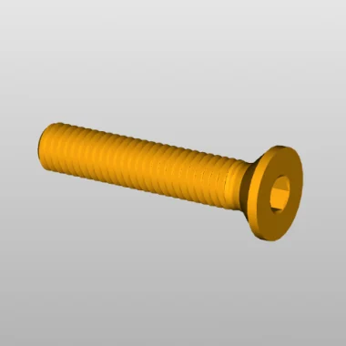 Hexagon countersunk head screws
